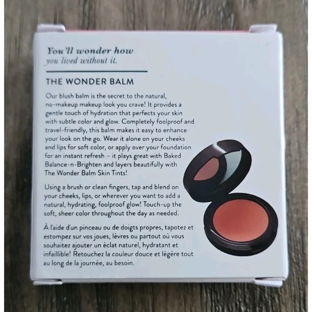 LAURA GELLER The Wonder Balm Hydrating Blush In Rosy Refresh .2 oz. New